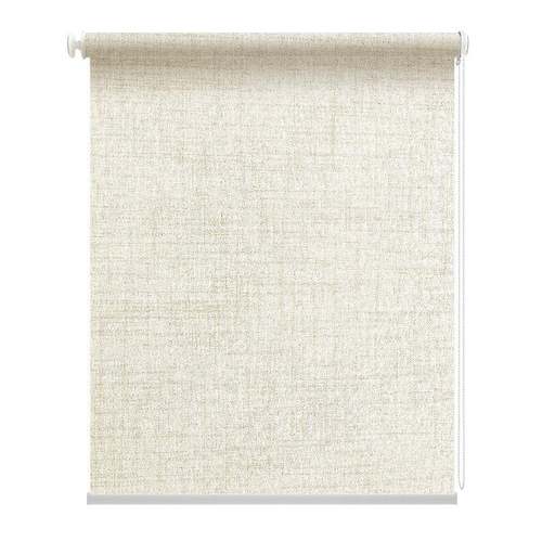 P66D亚麻轻遮奢光卷帘卧公室房间卫生间1411手拉降升窗帘办室客厅