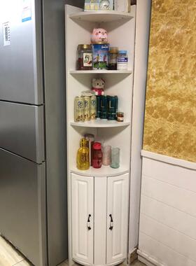 客厅多功能柜MSA拐置物架卧室边纳角落转角角墙角角收窄柜角柜三