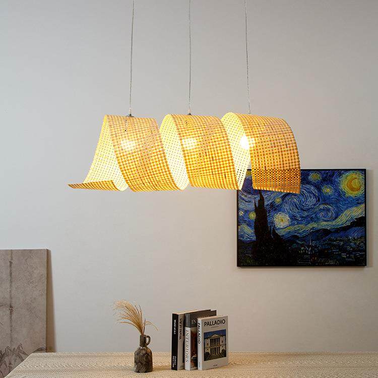 新餐厅吧台吊灯古民宿酒店包中厢灯创意个性复艺术522竹编藤式编,家装灯饰光源,智能吊灯,淘宝优惠券,粉丝福利购,淘宝优惠卷