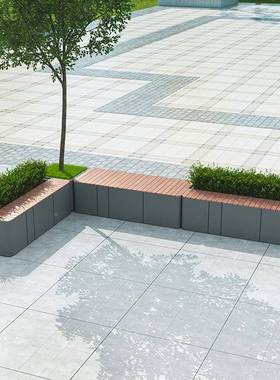 户外锈钢花VLN箱艺花台架外摆露市铁政发光镀锌板花槽庭院花盆不