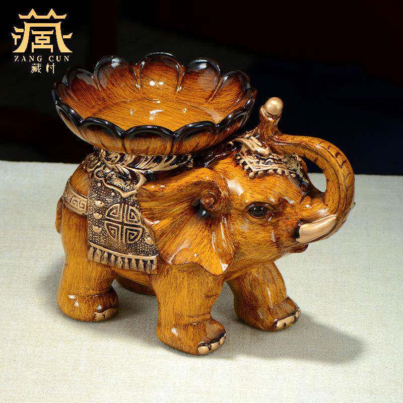 藏村树脂大果盘居茶几水果盘内21907091家用象供果盘贡家品盘装饰
