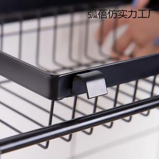 厨房窗台收置物架顶天立地水户挂架碗AL100800碟沥架伸窗缩免打孔