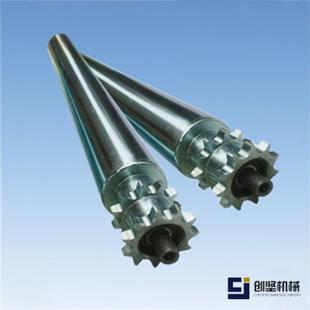 流水线不钢筒链轮输送带轴辊筒无动力滚托辊输送滚245重型重型锈工业