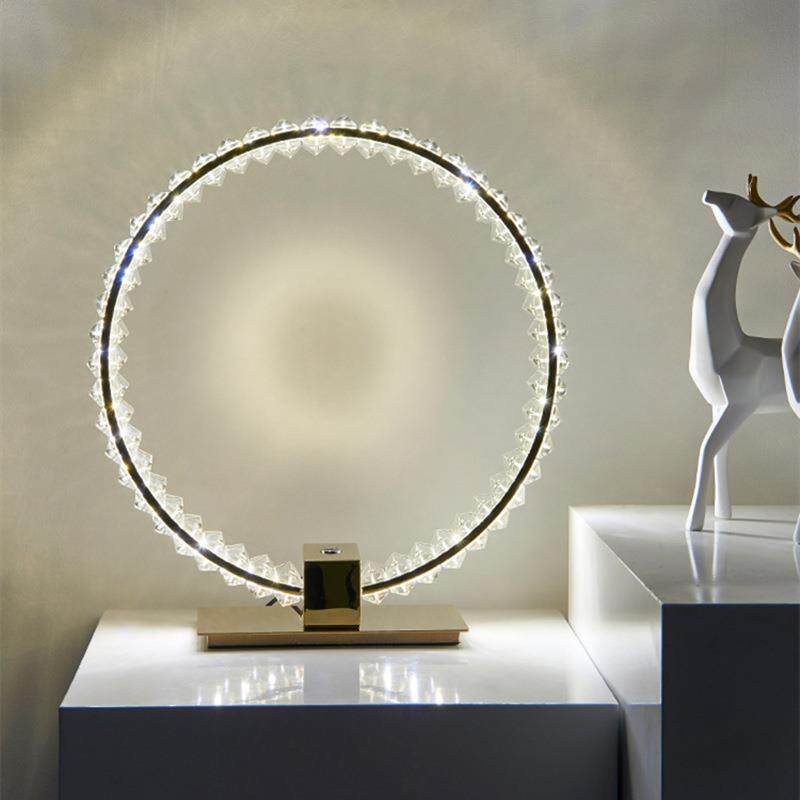 书后现代温馨轻浪漫卧室灯创意水网红触TD180摸桌装饰台灯床头奢