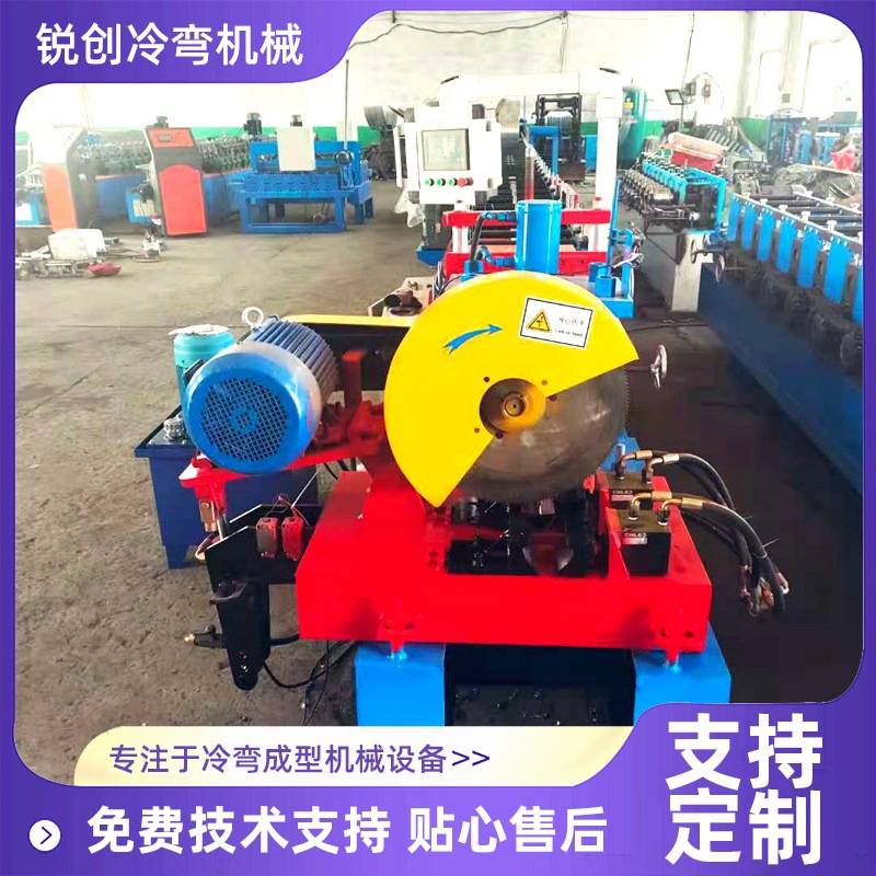桃型立柱成型机 流水线金属冷弯机设备 公路栅栏桃型立柱冷弯成型