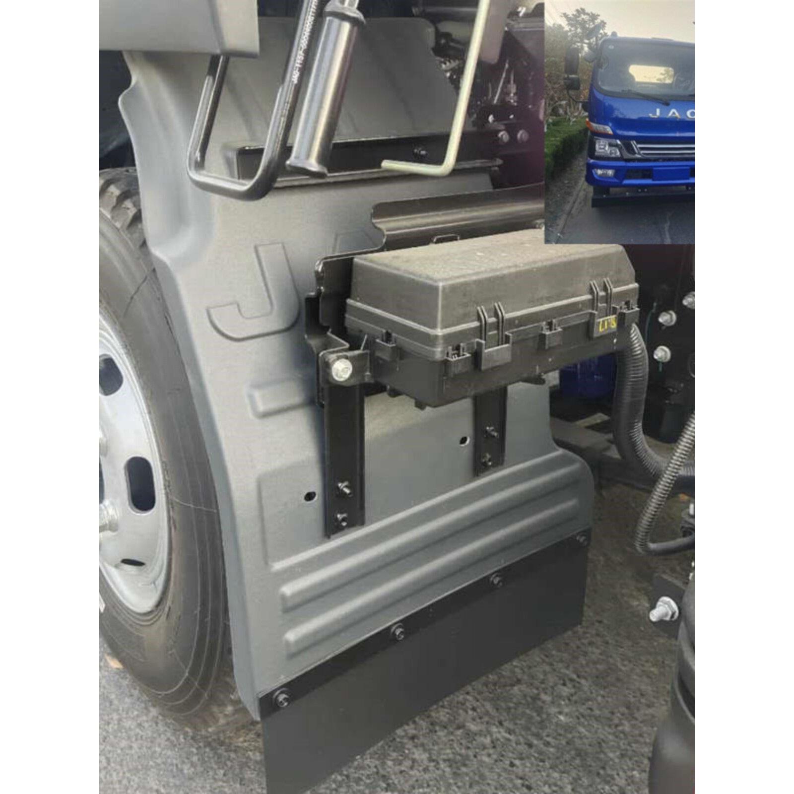 适配江淮顺畅配件新款骏铃V3V5V6V8H330原装前轮挡泥板瓦带皮总成