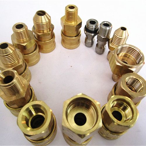 高压水枪喷嘴喷头快速接头泡沫壶插芯清洗机配件转换接头1/4l螺纹