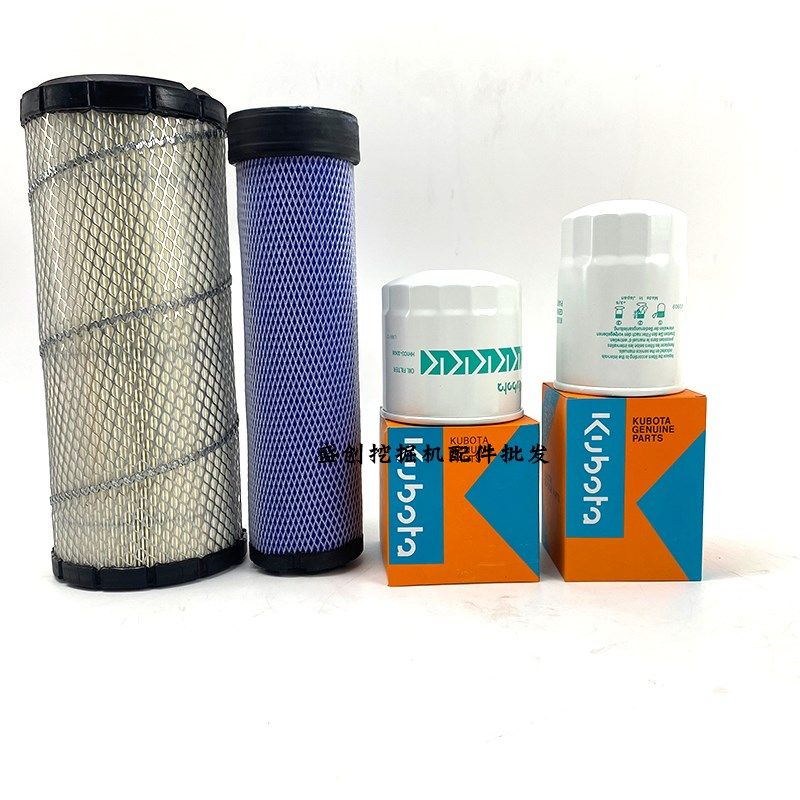 沃尔沃VOLVO挖掘机EC75D 80久保田机油滤芯柴油格空气滤清器配件