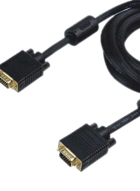 Choseal/秋叶原Q-550电脑接电视线VGA线逐行扫描线镀金插头 15米