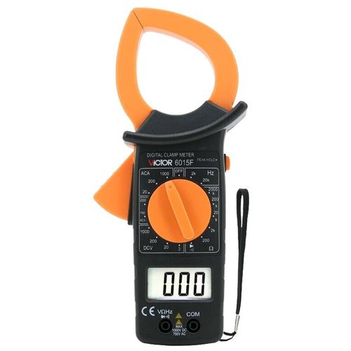 胜利VICTOR钳形表防烧数显钳型万用表高精度电流表万能表 DM6015F