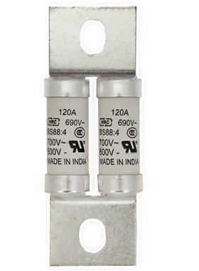 120FEE双管HRC保险丝BUSSMANN快速熔断器BS88:4 690V 120A