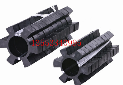 T型六角胶T108*55*24六角联轴器缓冲垫 橡胶梅花六角连轴弹性圈块