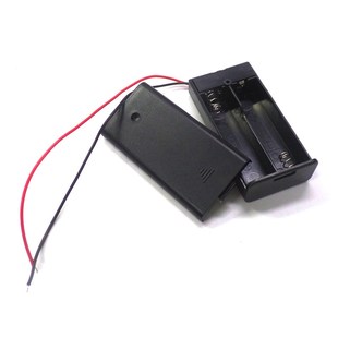 带盖电池座 两节五号 电子制作配件 全密封 AA2节5号带开关电池盒