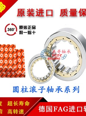 德国FAG进口 NU 1005 1006 1007 1008 1009 M1 C3 圆柱滚子轴承