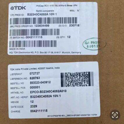 MP23-I-2CME.50 B32430-C202K2-A530 EPCOS无功补偿电力电容器