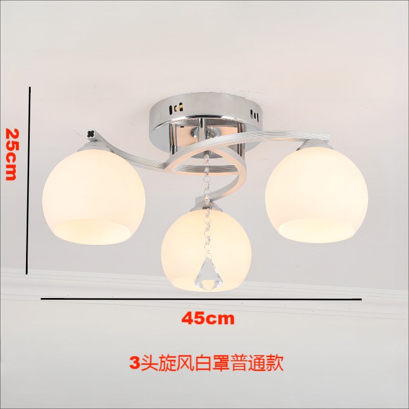 简约现代客厅餐厅书房卧室房间家用温馨浪漫水晶吊灯圆形吸顶灯具