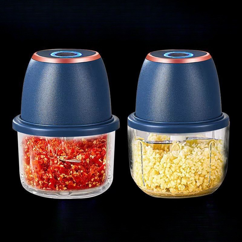 新款电动蒜泥器打蒜器辣椒蘸料厨房家用绞肉机小型便捷