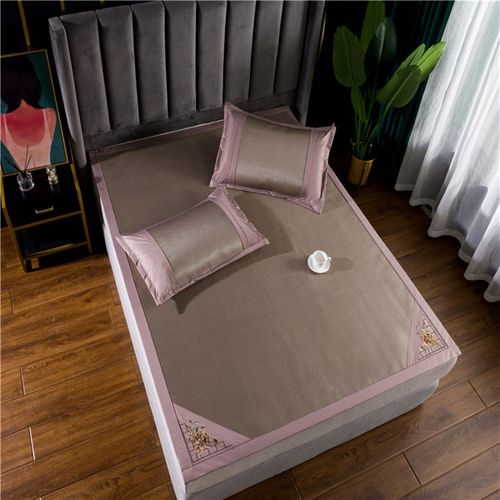 夏天榻榻米软凉席冰藤席透气毛料空调冰藤凉席订做加厚三件套