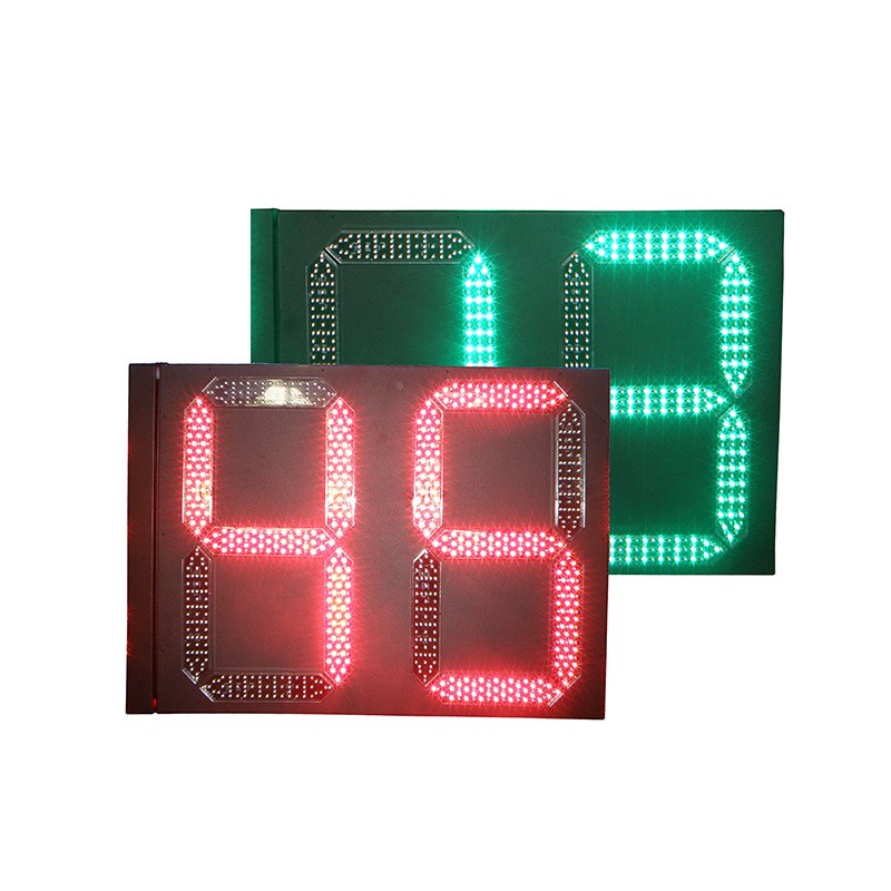 航永顺800*600双位双色 十字路口计时器 智能交通信号灯