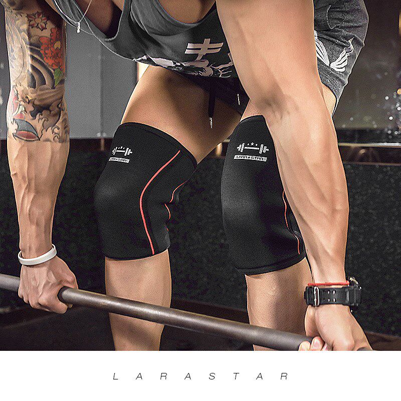 劳拉之星LS0308健身护膝男女力量举重训练深蹲硬拉运动举重护膝