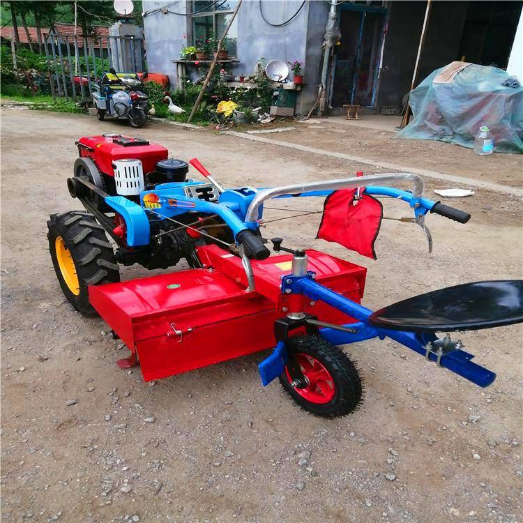 小型耕油地机自耕走手扶QHF拖拉机农用汽柴水油整地旱田带后坐旋