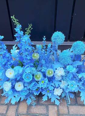 庆仿82408609真花结婚路引花排地场花挂花求婚婚订婚装饰花假花现