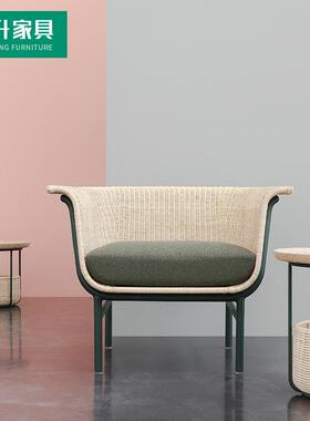 户外休闲藤宿编沙几发室庭院SS-HW105藤艺沙发外茶组合阳台露天客