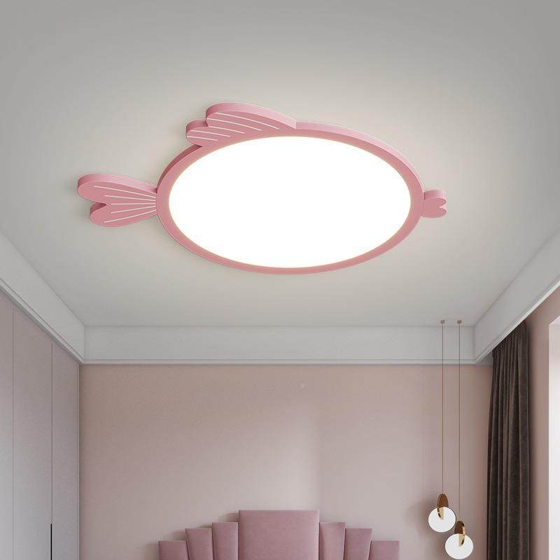 嘟嘟小鱼儿卧室顶灯2卧025新眼款主房间全光谱护卡RLU吸通儿童房