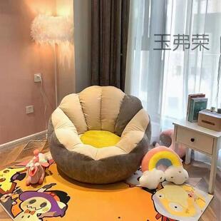 室JPC小型懒人沙发单椅人可躺睡阳人台客厅休闲懒人卡通卧成豆袋