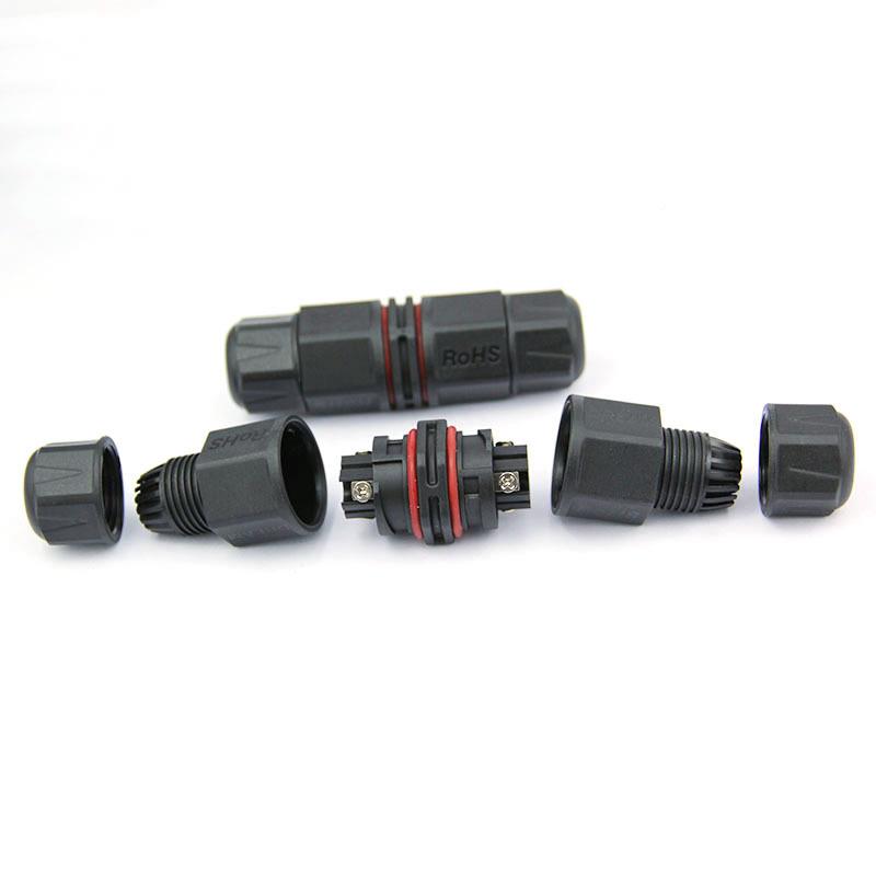 跨境货源3芯线缆防水连接器IP8快速线UCY冷接6电延长防水接线器插