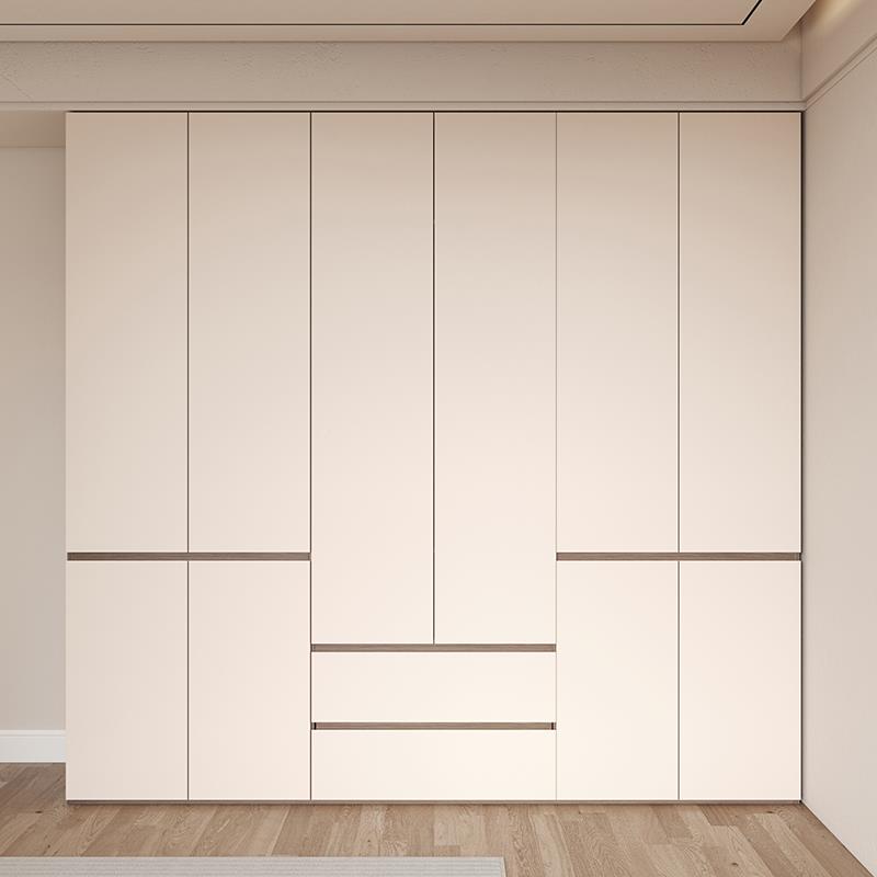 9UENF级实木衣柜家用卧室F778697S大段衣橱现2简约代新款025分式