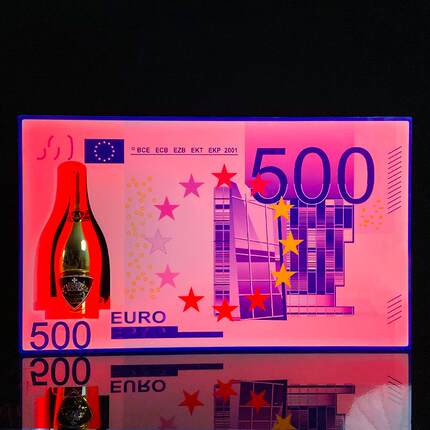 跨境LD充发光酒XG82036座香槟酒架七牌彩光手举酒吧KTEV出酒酒具