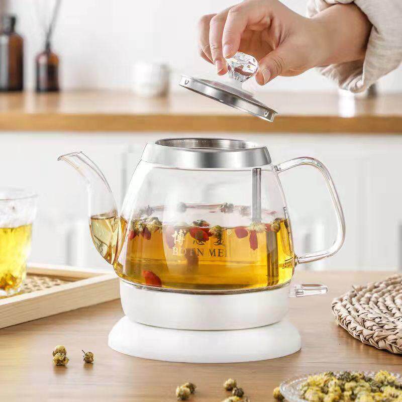 621玻烧水壶自动断电家嘴用透明泡大茶电茶壶容量开水壶长电热璃