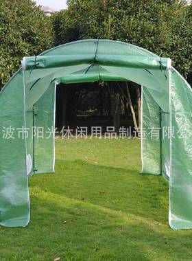 3米拱暖房形家温室阳露台花园菜地防TBGH055-台冻防冻保温暖房亚