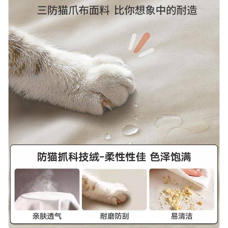 W*沙发客无品牌/小户型2025新公寓卧室厅出租房屋木折叠两用小皮