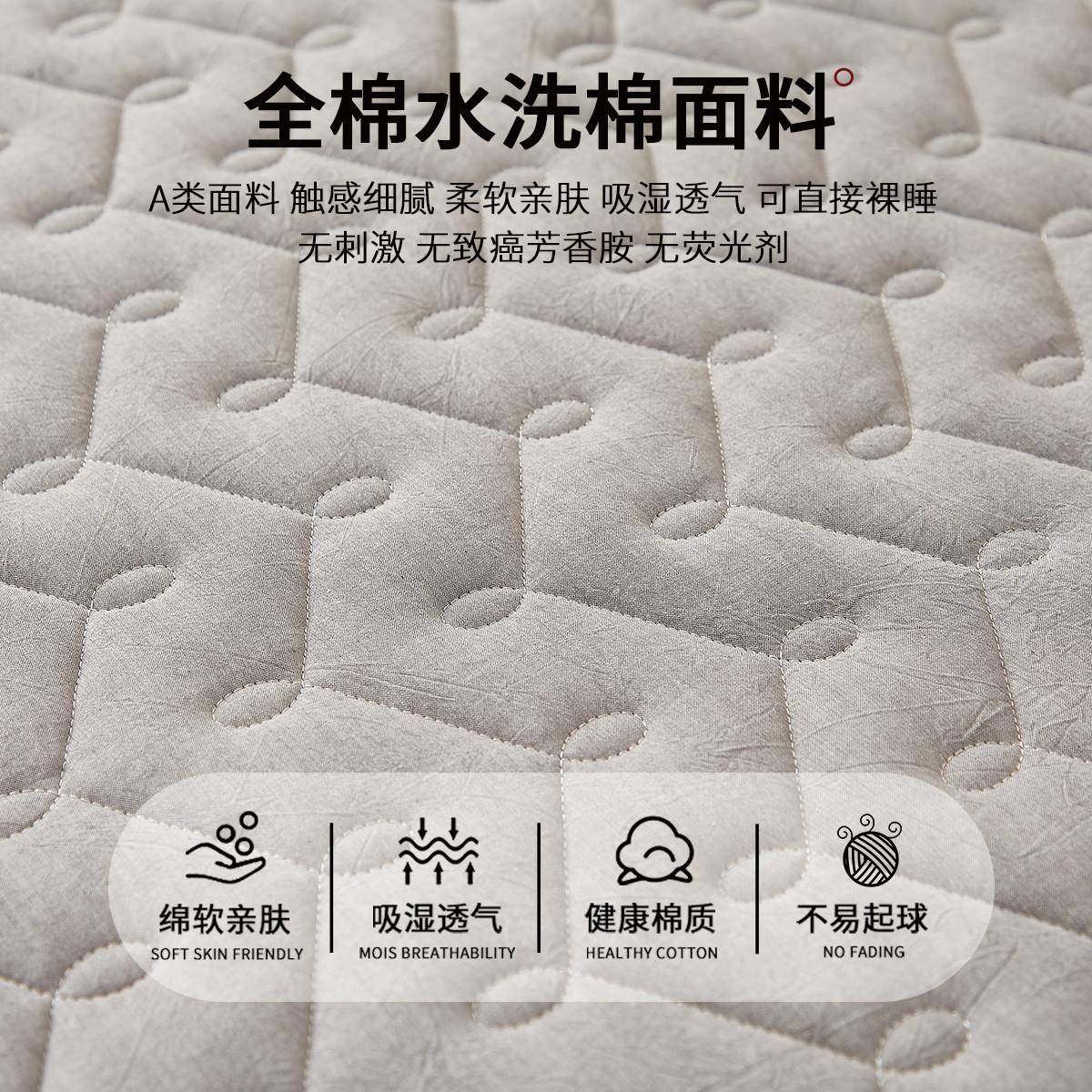 夹棉床笠单加厚席28床梦思垫保护罩全包纯套棉床罩床件单新款