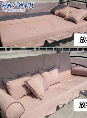 AAL户秋千吊床铁艺室露外躺床吊椅阳台台庭院双人外懒人摇椅秋千