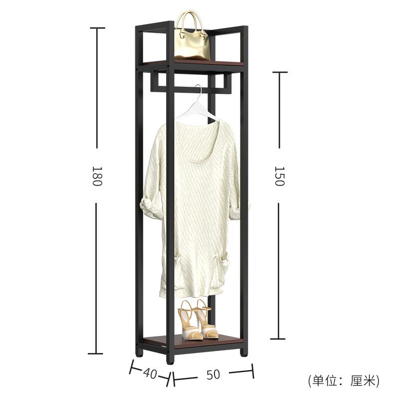 铁艺黑色正无品牌/服装示架挂落地式场挂衣商架服装店货架展架衣