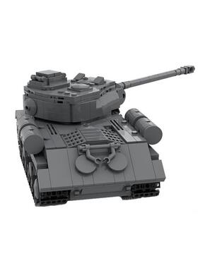 -6997二战装备-重型克积6木摆件小颗690粒益2智拼装坦积木