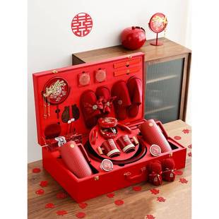 结婚用品物大F97T9ST5方全陪嫁套装 婚女聚宝喜盆新庆娘洗漱娘家备