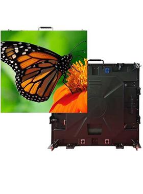 铸跨境户外P5ELD全彩显示640*640m屏压铝箱体快速拆装速广告高招