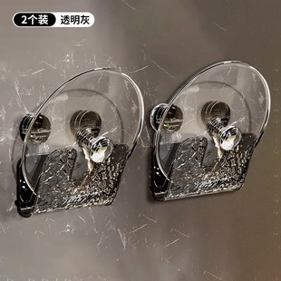 吸盘波纹锅盖架子放置器挂墙免打孔壁挂式 置物架放锅盖厨马小