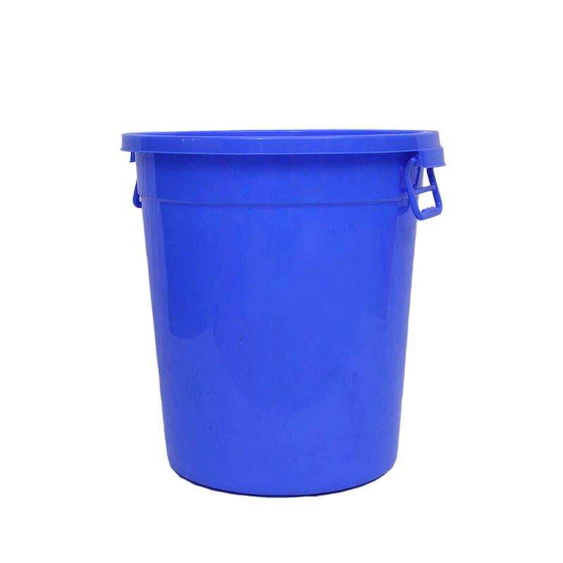 恒丰塑胶塑料蓝色水桶PE料圆桶PP料收纳桶大号垃圾桶带盖厂家