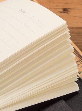 齐心 C5857 活页皮面本 A5 100张 黑  商务  甄选 复古 经典