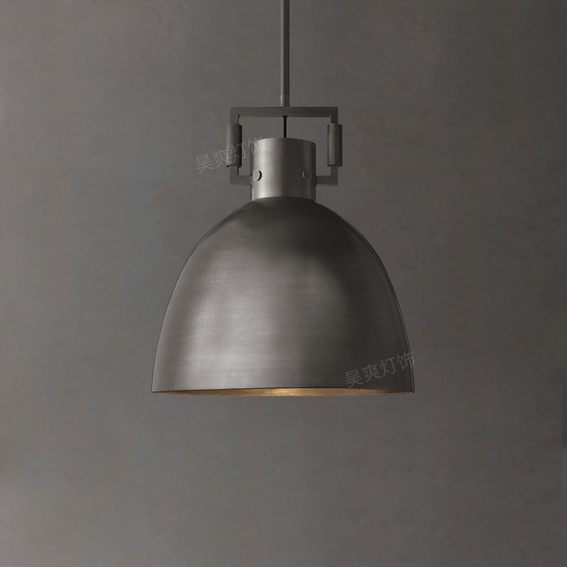 出口北美RH全铜吊灯美式简约复古创意岛台餐厅灯具