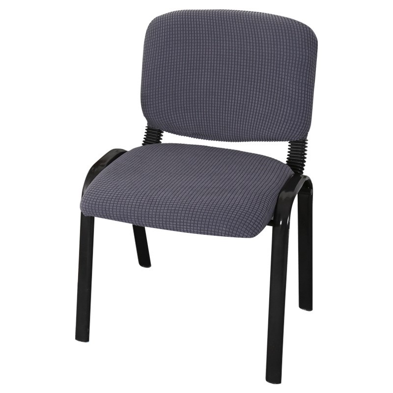 矮背椅套罩分体式电脑椅套罩椅背套广告会议室员工椅套子