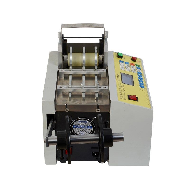 全自动热缩管切管机PVC绝缘套软管电脑切管机黄腊管玻纤管裁切机