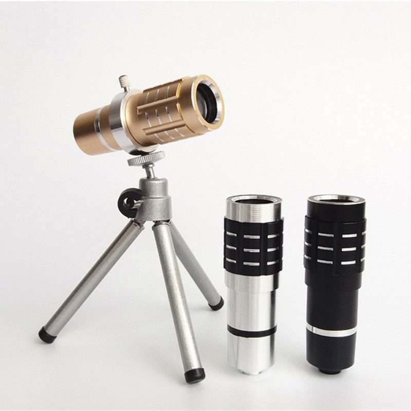 手机长焦镜头12倍镜头手机镜头金属12倍手机望远镜上饶厂家直供