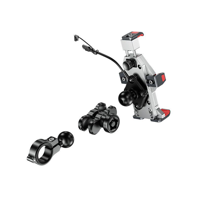 凯威格kewig摩托车户外骑行手机铝合金导航稳固无线充充电支架