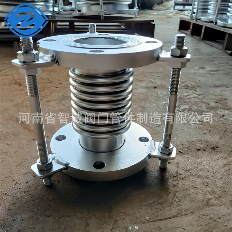 不锈钢金属膨胀节波纹管 可锻铸铁管件补偿器排气管法兰连接